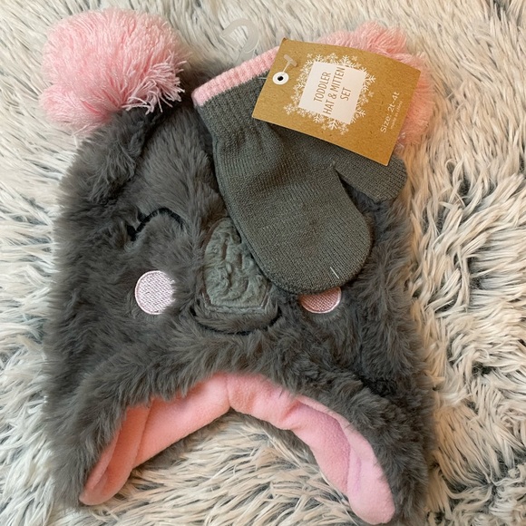 NWT Super Cute Toddler Koala Bear Hat and Mitten Set 🐨 (2T-4T) - Picture 1 of 2